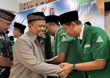 Pemuda LDII hadiri pelantikan Pemuda Ansor Mojokerto. Foto: LINES Mojokerto