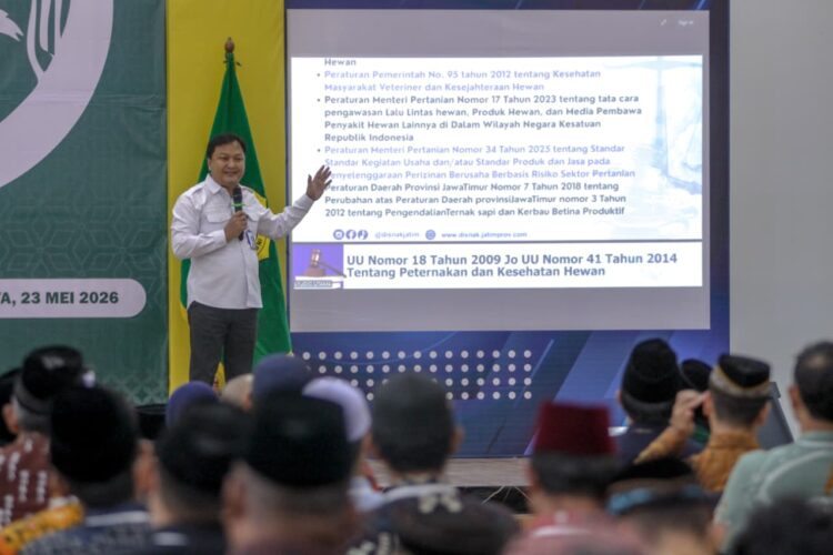 Kepala Bidang Kesehatan Hewan Dinas Peternakan Jawa Timur Iswahyudi Dok LINES Jatim