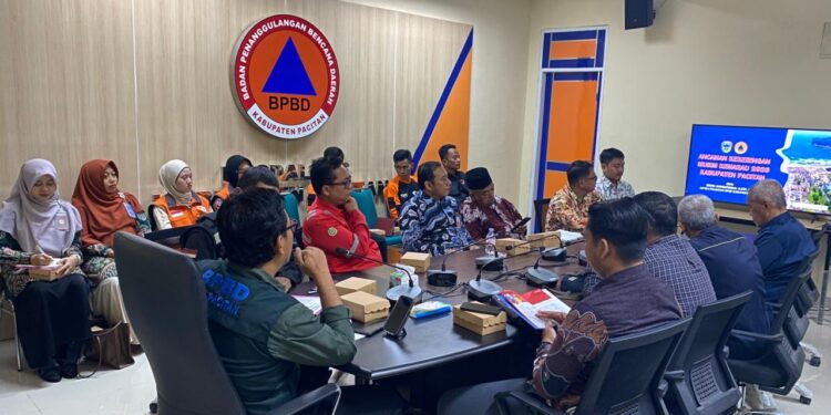 BPBD Pacitan menggelar rakor antisipasi kekeringan bersama lintas sektor Foto LINES Pacitan