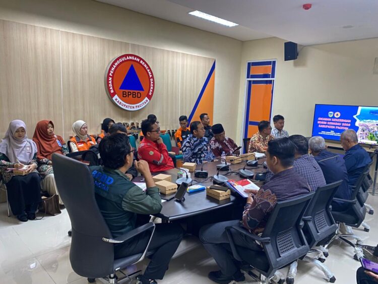 BPBD Pacitan menggelar rakor antisipasi kekeringan bersama lintas sektor Foto LINES Pacitan