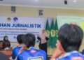 Pengurus KIM DPP LDII Widi Yunani memaparkan berdirinya LINES dilatarbelakangi oleh kebutuhan strategis organisasi dalam merespon derasnya arus transformasi digital dan keterbukaan informasi Dok LINES Jember