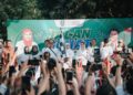 khofifahberangkatkanpesertajalansehat1muharam1448h | LDII JAWA TIMUR Gubernur Khofiah Indar Parawansa melepas peserta jalan sehat 1 Muharam 1448 H Foto LINES Jatim