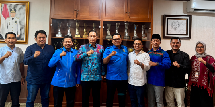 Pengurus DPD KNPI Lamongan temui Bupati Yuhronur Efendi Foto KNPI Lamongan