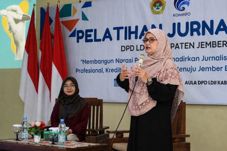 Anggota Biro KIM DPW LDII Jawa Timur Widi Yunani Foto LINES Jember