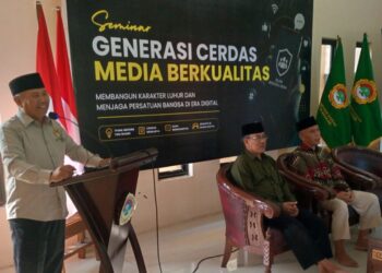 DPD LDII Nganjuk menggelar seminar Generasi Cerdas Media Berkualitas Foto LINES Nganjuk