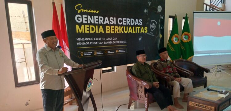 DPD LDII Nganjuk menggelar seminar Generasi Cerdas Media Berkualitas Foto LINES Nganjuk