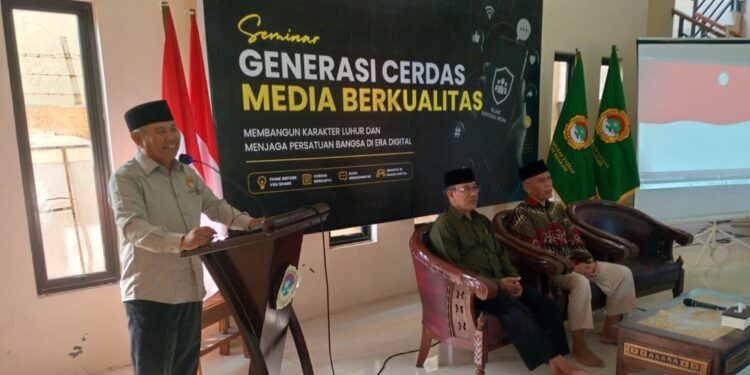 DPD LDII Nganjuk menggelar seminar Generasi Cerdas Media Berkualitas Foto LINES Nganjuk