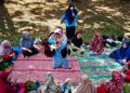 Peserta mancakrida mengikuti permainan yang mengasah kekompakan, Sabtu (11/7/2026). Foto: LINES Jember