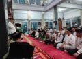LDIIKabupatenMalangHadiriSULING | LDII JAWA TIMUR Bupati Malang M Sanusi memberikan sambutan dalam Program Sholat Subuh Keliling SULING di Masjid At Taqwa Jumat 37 Foto LINES Malang