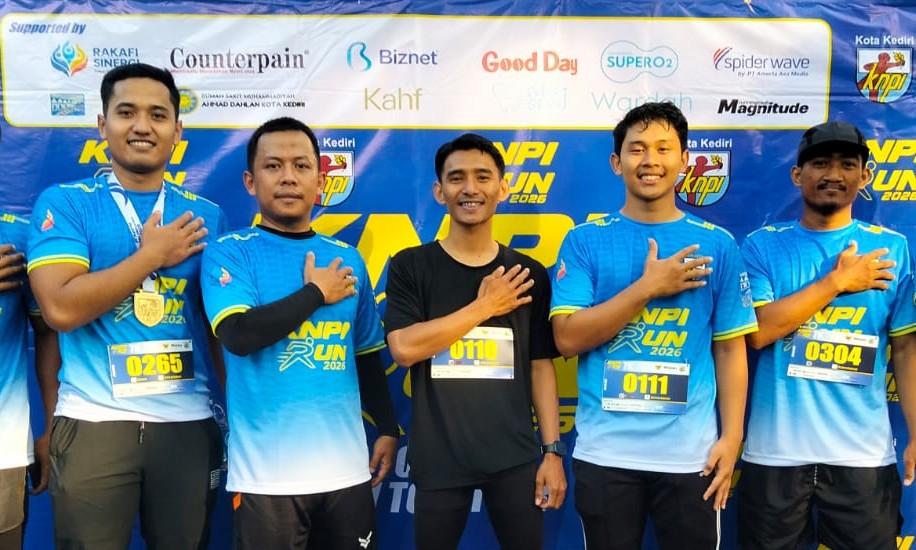 PemudaLDIIikutiKNPIRun | LDII JAWA TIMUR Peserta dari Pemuda LDII Kota Kediri mengikuti KNPI Run 2026