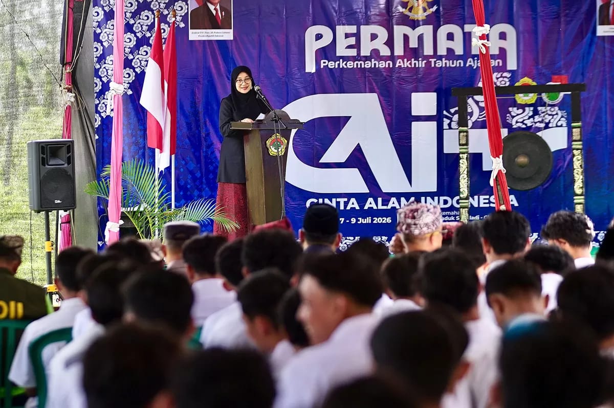 bupatibanyuwangihadiriPermataCAI47 | LDII JAWA TIMUR Bupati Banyuwangi Ipuk Fiestiandani saat membuka PERMATA CAI ke 47