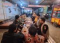 Forum Ngopi Bareng yang digelar PAC LDII Desa Medaeng menjadi ruang komunikasi antara pengurus LDII, Bhabinkamtibmas, Babinsa, dan Senkom Mitra Polri untuk memperkuat koordinasi menjaga kamtibmas di Desa Medaeng, Selasa (28/7/2026). Foto: LINES Sidoarjo