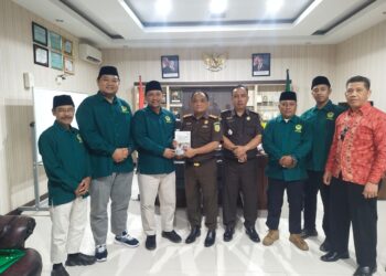Pengurus DPD LDII Kabupaten Jember beraudiensi dengan Kepala Kejaksaan Negeri Jember, Selasa (22/7/2026). Foto: LINES Jember