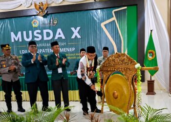Asisten Administrasi Umum Sekretariat Daerah Kabupaten Sumenep Wahyu Kurniawan Pribadi saat membuka Musda X LDII Sumenep Sabtu 47 Foto RRI