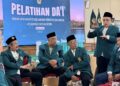 Peserta mengikuti sesi diskusi pada Pelatihan Da'i yang digelar DPD LDII Kabupaten Gresik di Ballroom DPD LDII Gresik, Minggu (26/7/2026). Foto: LINES Gresik