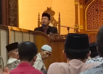 pengajian rutin PC LDII Gunung Anyar di Masjid Nurul Hikmah, Surabaya, Senin (6/7/2026). Foto: LINES Surabaya