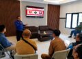 Pengusaha Pentol Bakso Oye dan Bebek H Makrus Adi Winarko menerima kunjungan Himpunan Pengusaha LDII Jawa Timur Minggu 2672026 Foto LINES Nganjuk