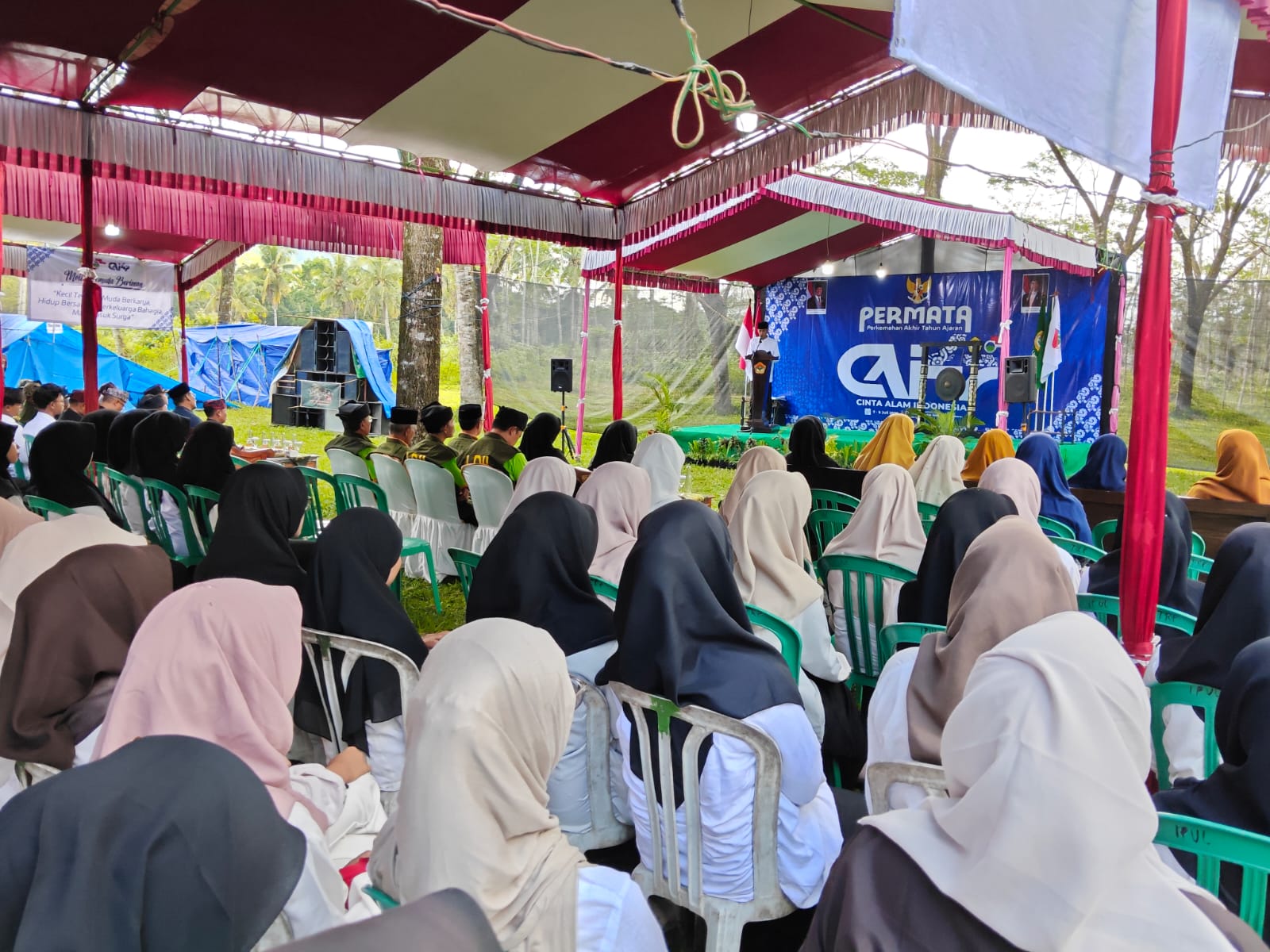 penyelenggaraancaildiibanyuwangi | LDII JAWA TIMUR Peserta PERMATA CAI ke 47 mengikuti pembukaan perkemahan di Bumi Perkemahan Wisata Waduk Sidodadi Glenmore Banyuwangi