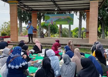 Warga PC LDII Patrang mengikuti piknik keluarga di kawasan Wisata Rembangan, Jember, Minggu (26/7/2026). Foto: LINES Jember
