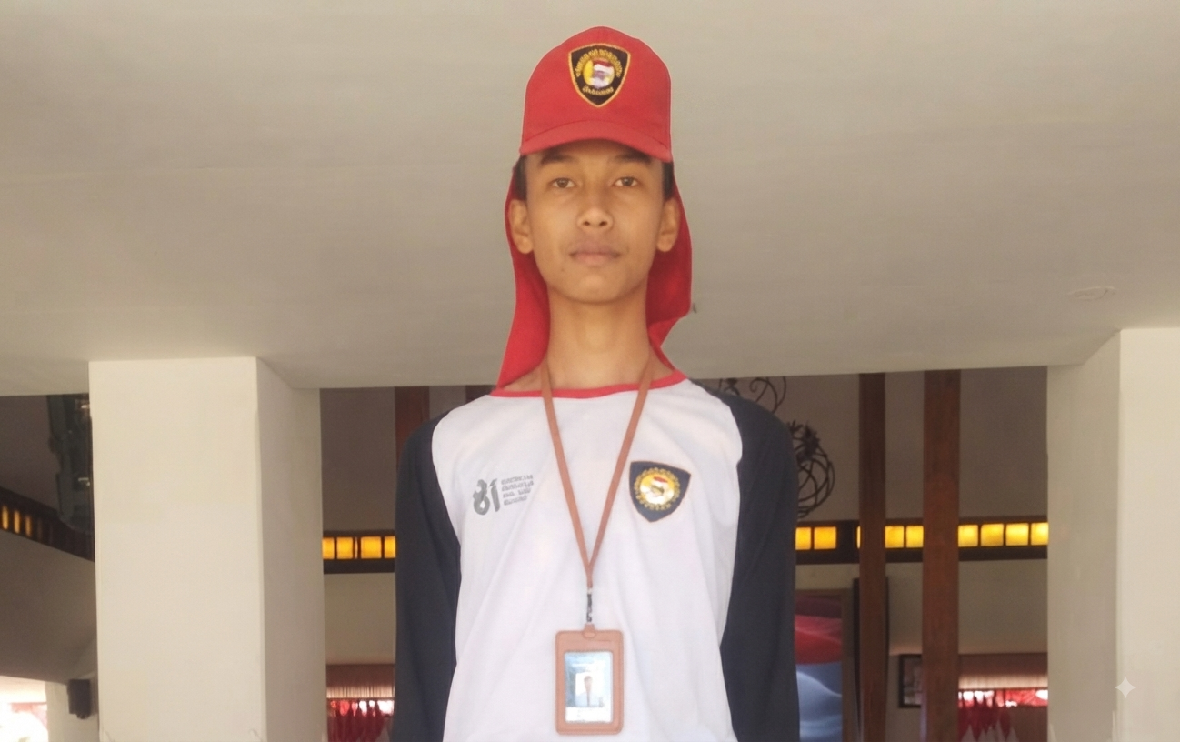 Generus LDII Banyuwangi Ananda Wildanu Sholih menjadi bagian dari Paskibraka HUT ke 81 Kemerdekaan RI di Banyuwangi