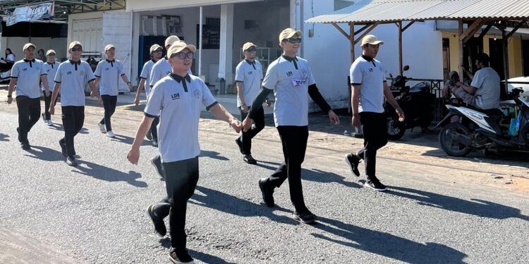 GerakJalanHUTKe81RILDIIBanyuwangi | LDII JAWA TIMUR Pemuda LDII Bagorejo mengikuti lomba gerak jalan dalam rangka HUT ke 81 Kemerdekaan RI di Desa Bagorejo Banyuwangi Sabtu 882026 Foto LINES Banyuwangi