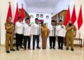 Bupati Magetan Nanik Endang Rusminiarti bersama jajaran DPD LDII Magetan usai audiensi di Pendopo Surya Graha Senin 382026 Foto LINES Magetan