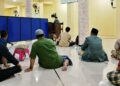 Warga PAC LDII Desa Wonokupang mengikuti pengajian tentang peningkatan daya juang generasi muda pada Senin (10/8/2026) di Masjid Khoirul Huda. Foto: LINES Sidoarjo