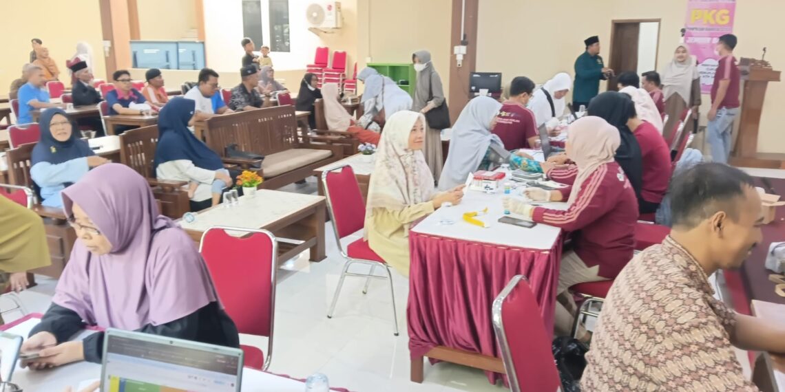 cekkesehatangratisldiijember | LDII JAWA TIMUR Pelaksanaan cek kesehatan gratis CKG LDII Jember di salah satu titik pelayanan Minggu 1392026 Foto LINES Jember