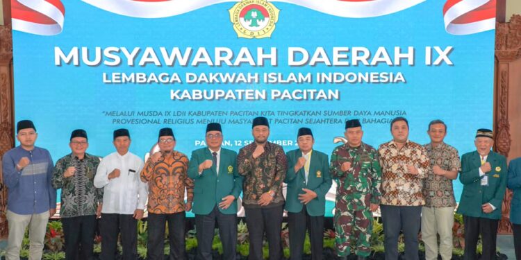 musda pacitan 3 | LDII JAWA TIMUR Asisten Pemerintahan dan Kesejahteraan Rakyat Kabupaten Pacitan Muchamad Chusnul Faozi tengah menghadiri Musyawarah Daerah Musda IX LDII Kabupaten Pacitan di Pendopo Kabupaten Pacitan Dok LINES Pacitan