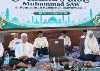Pengajian Maulid Nabi Muhammad SAW 1448 Hijriah/2026 Masehi di Pendopo Sabha Swagata Blambangan, Banyuwangi, Kamis (10/9/2026). Foto: LINES Banyuwangi