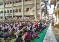Ribuan santri Ponpes Wali Barokah Kota Kediri mengikuti Salat Istisqa untuk memohon hujan Selasa 2292026 Foto KIM PPWB