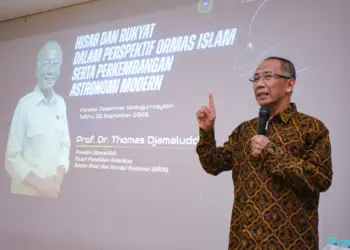 Pakar astronomi dan astrofisika, Thomas Djamaluddin. Foto: LINES